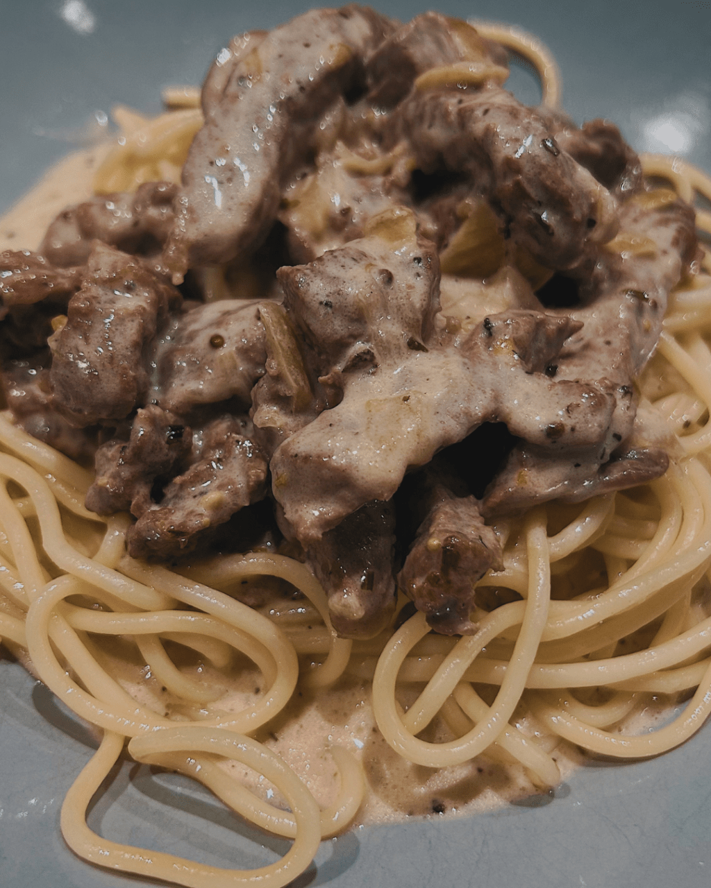 beef stroganoff pasta